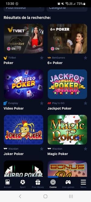 Jeux de Casino en Direct